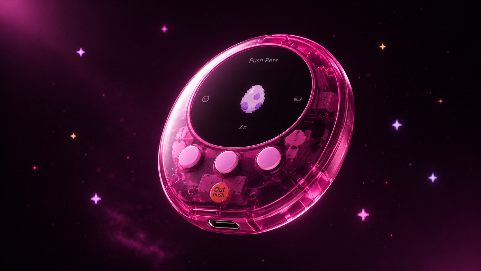 Push Pets in Cyber Pink