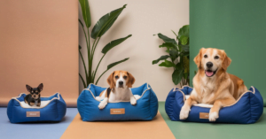 Variety of dog beds in different sizes